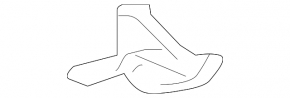 Rear subframe bracket right Honda Clarity 18-21 usa front
