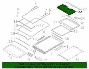 Panorama assembly rear BMW X7 G07 19-