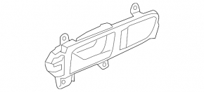 Door handle inner rear right VW Passat b8 16-19 USA