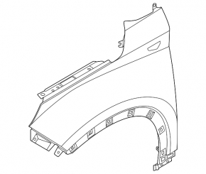 Front right fender Hyundai Venue 20-25