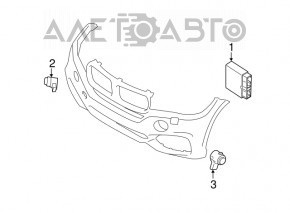 Parking Sensor Control Unit BMW X1 F48 16-22
