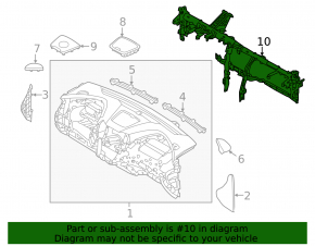 Reinforced under-torpedo pipe for Hyundai Santa FE Sport 13-16