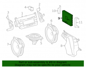 Toyota Rav4 16-18 JBL Audio Amplifier