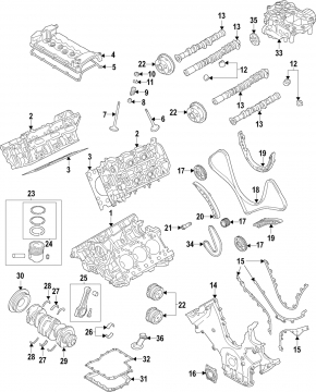 Bare cylinder block Porsche Macan 15-18 3.0T CTMA for honing