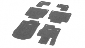 Set of floor mats, fabric, dark gray, for Mercedes X167 GLS 450 580 20-24