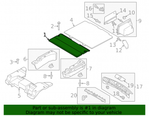 Front trunk floor Ford Explorer 13-19 police