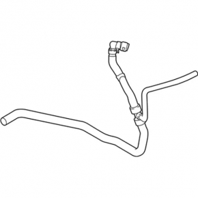 Intercooler pipe left Ford Fusion mk5 13-20 1.5T