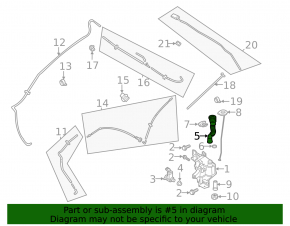 Mazda CX-30 20 washer reservoir neck - without cap