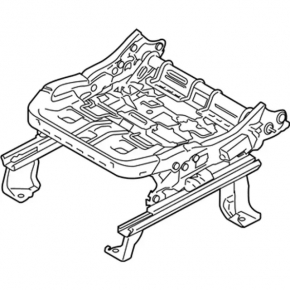 Lincoln MKC 15-19 passenger seat tilt motor without frame