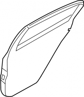 Door bare rear right Infiniti Q50 14-20
