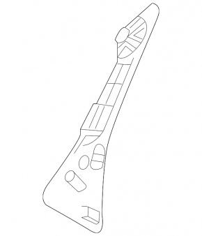Plug wing-pillar front left Mazda CX-5 17-