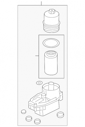 Oil filter housing Land Rover Discovery 17-20 3.0d