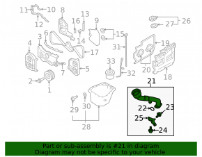 Engine oil filler neck Subaru Impreza WRX GH 08-14 2.5T