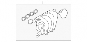 Intake manifold for Toyota Corolla 14-19 1.8