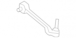 Lower control arm, front left, rear, BMW 3 F30 12-18 AWD
