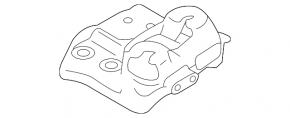 Engine mount bracket left Subaru Legacy 15-19