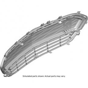 Chevrolet Bolt 17-19 Front Bumper Lower Grille Silver