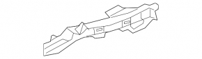 Left muffler tip mount Audi A6 C7 16-18 rest