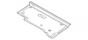 Right underbody protection for Audi A6 C7 12-18