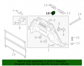 Audi Q7 Air Suspension Control Button 16-