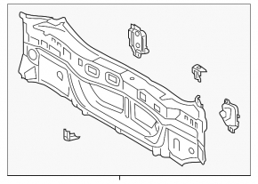 Rear panel Toyota Rav4 19-
