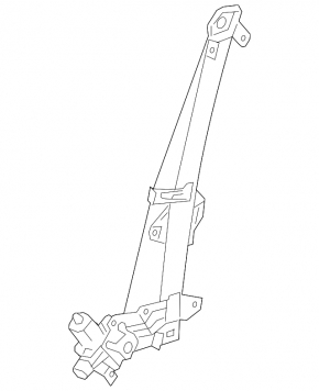 Window lifter with motor front left Subaru Forester 14-18 SJ 6 pins