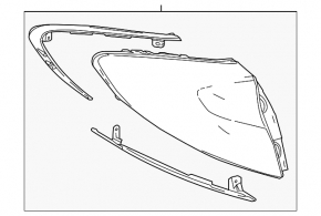 Left outer fender light for Toyota C-HR 18-22 Turkey built