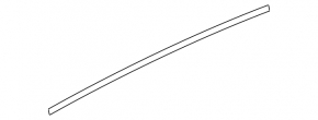 Upper rear left door molding Nissan Murano 25-26 chrome