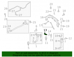 Coolant Temperature Sensor Porsche Panamera 10-16