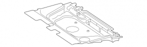 Front trunk floor mat for Mercedes H247 GLA 20-23, black