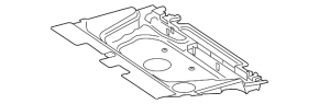 Front trunk floor mat for Mercedes H247 GLA 20-23, black