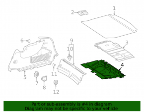 Front trunk floor mat for Mercedes H247 GLA 20-23, black