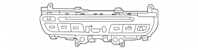 The central console button block for Mercedes W213 E 21-23 is protected from theft