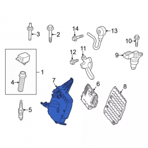 Ford Escape MK3 13-16 ECU Bracket Broken Fastener