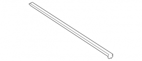 Glass seal inside rear right door Ford Explorer 20-