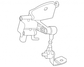 Rear body tilt sensor Ford Mustang Mach-E 21-23 under performance