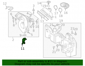 Air Filter Bracket Honda CRV 17-19 2.4