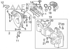Air Filter Bracket Honda CRV 17-19 2.4