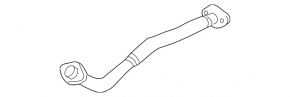 Front downpipe Toyota Highlander 08-10 hybrid, rusty