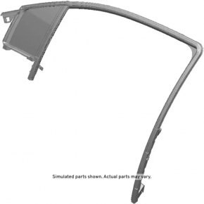 Front left window with glass seal for Chevrolet Volt 11-15