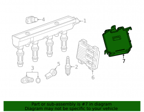 ECU bracket Chevrolet Volt 14-15