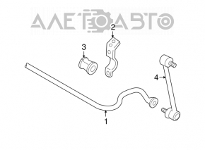 Rear stabilizer Lexus ES350 07-12 rusty