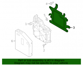 Audi E-Tron 19-23 Converter Bracket