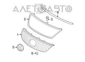 Lexus IS250 IS300 IS350 06-13 Front Grille Emblem