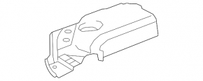 Engine cover right Lexus RX350 10-15