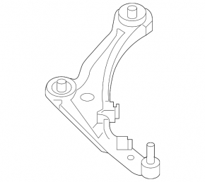 Lower control arm, front right, Nissan Altima 2007-2012