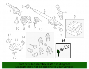 Subaru Forester 16-18 SJ 4-button key