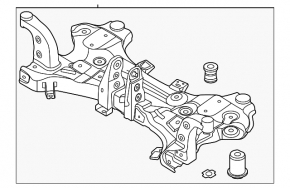 Front subframe Kia Niro 19-22 EV