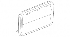 Left ventilation shield for Lexus ES300 ES330