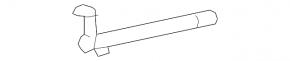 Left trunk lid shock absorber for Lexus ES 19-26